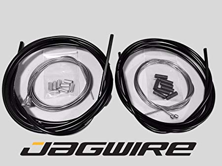 JAGWIRE ROAD SHOP KIT - Complete Brake & Shifter Cable and Housing Kit- Black - Campagnolo